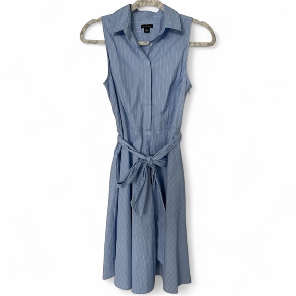 Ann Taylor Factory Dresses & Skirts - Ann Taylor Factory Sky Blue Midi Dress with Tie Waist | Size 0 | NWT